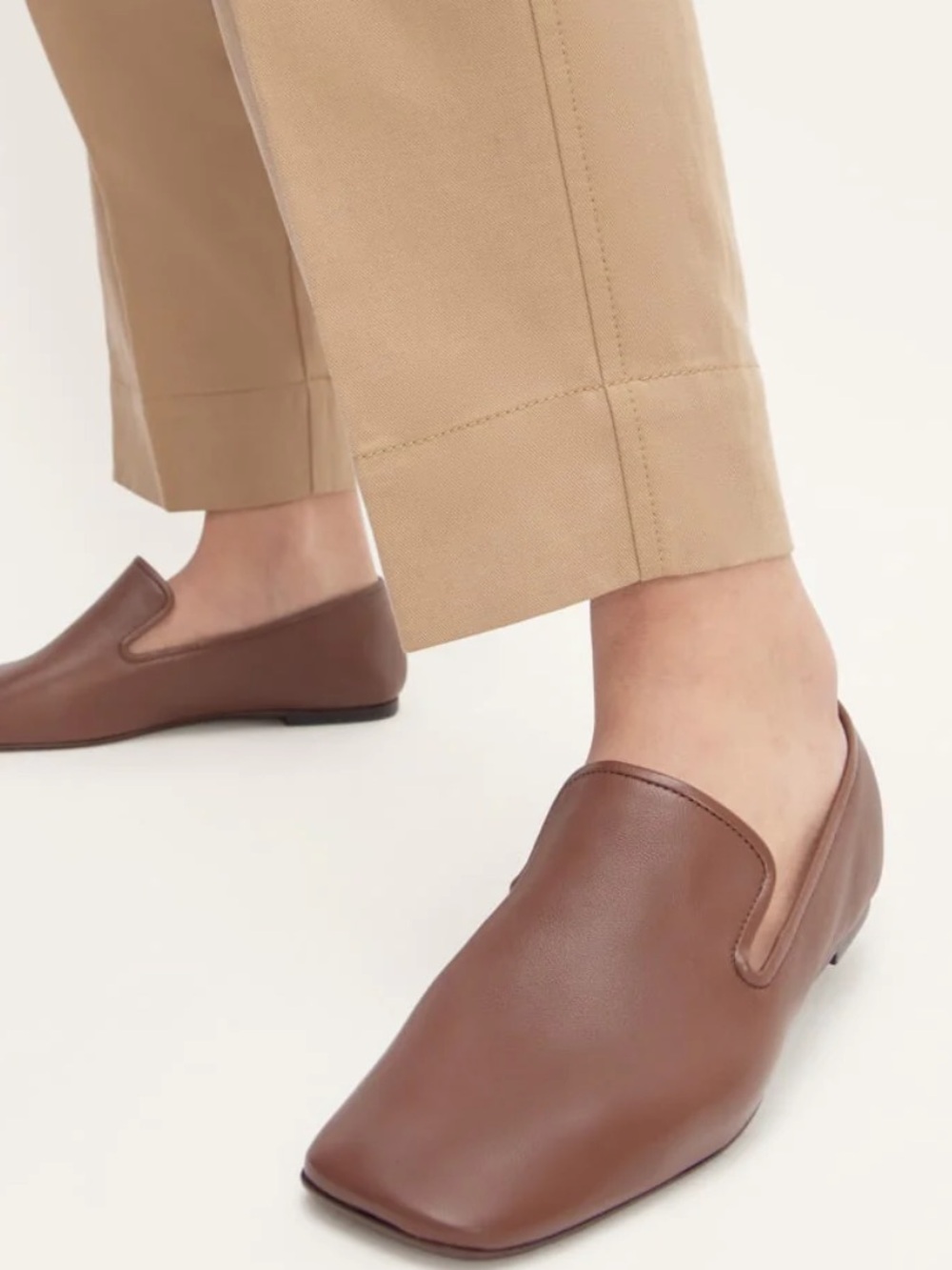 Everlane Leather Slip-On Day Loafers